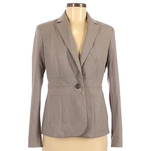 Jones of New York blazer jacket stretch  grey size 2 work office professional